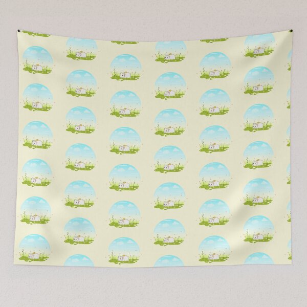 Item preview, Cute Hamster and chick lying on a grass field designed and sold by Shalu  Elysian.