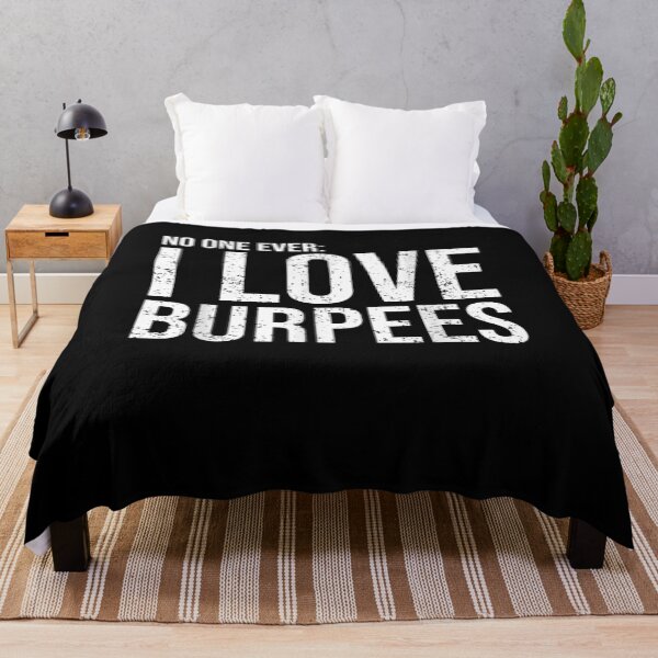 Item preview, I Love Burpees Fitness No One Ever Funny Workout  designed and sold by zpruby.