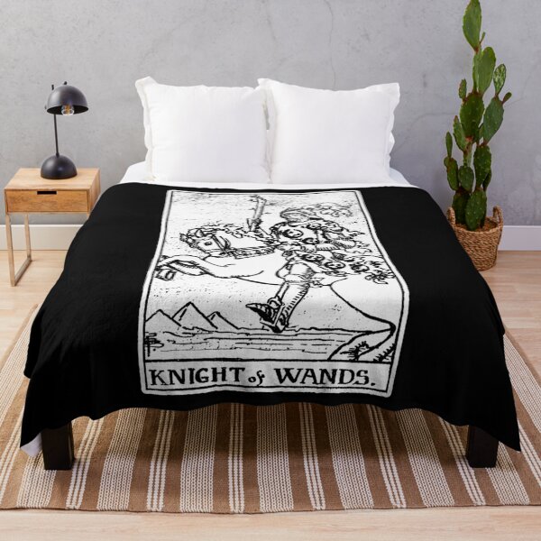 Item preview, Knight of Wands - Tarot Card - Major Arcana - fortune telling - occult designed and sold by createdezign.