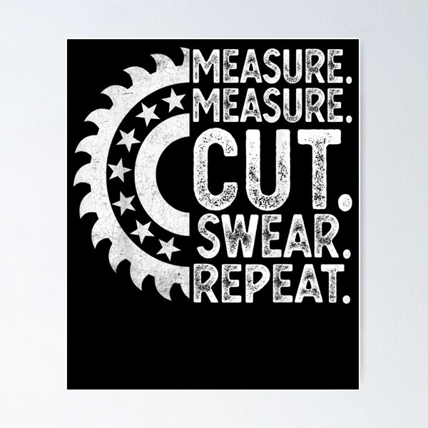 Item preview, Funny Dad Daddy Measure Cut Handyman Woodworker Father Day  designed and sold by zpruby.