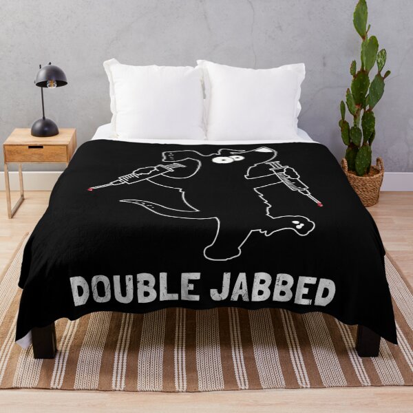 Item preview, Dog With Syringes, Double Jabbed, Fully Vaccinated designed and sold by NuttyShirt.