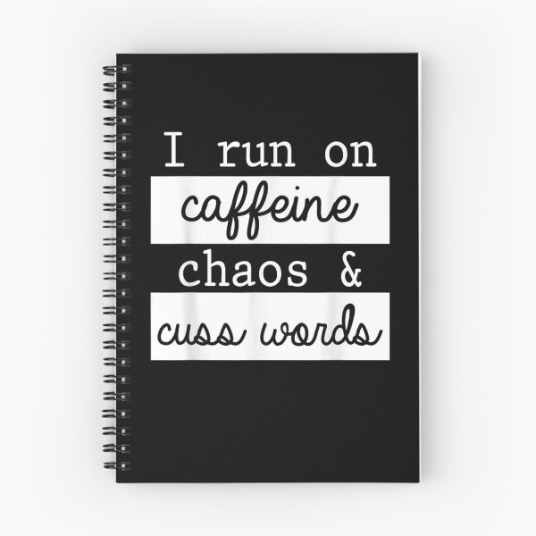 Item preview, I Run On Coffee Chaos And Cuss Words Funny Coffee  designed and sold by zpruby.