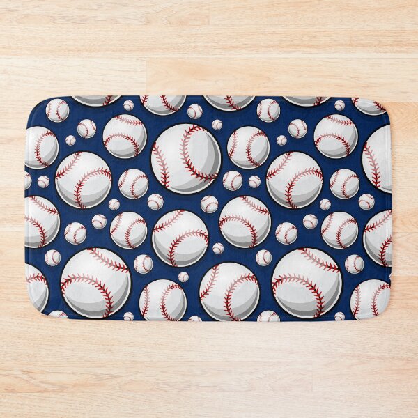 Item preview, Baseball Blue Background Pattern designed and sold by TraceysTreasure.