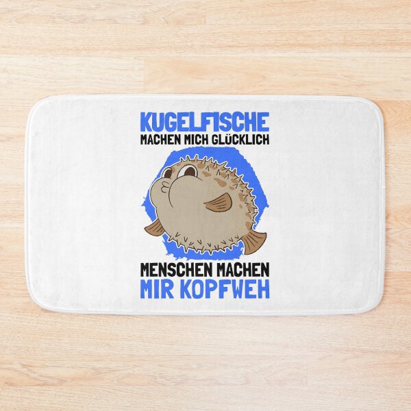 Item preview, Puffer fish make you happy aquarium fish saying designed and sold by madgrfx.