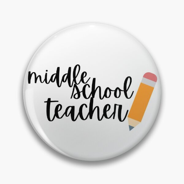 Item preview, Middle School Teacher Pencil Design designed and sold by beachteacher.