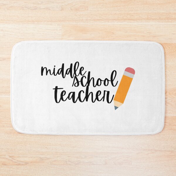 Item preview, Middle School Teacher Pencil Design designed and sold by beachteacher.