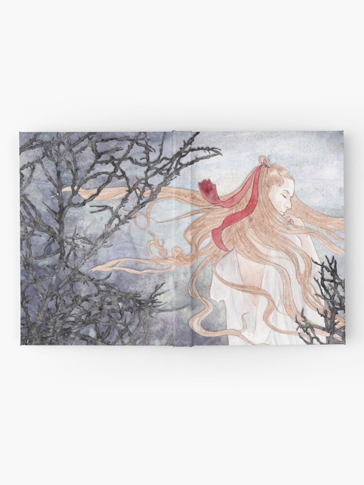 Alternative Ansicht von Aquarell Fantasy Artwork To Interfere Notizbuch