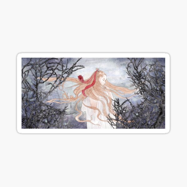 Aquarell Fantasy Artwork To Interfere Sticker