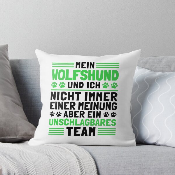Artikelvorschau, Mein Irischer Wolfshund und Ich Windhund Spruch entworfen und verkauft von madgrfx.