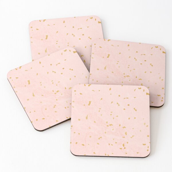 Item preview, Blush Pink & Gold Confetti designed and sold by newburyboutique.