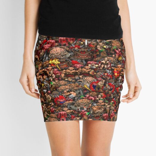 All enemies from Doom Mini Skirt