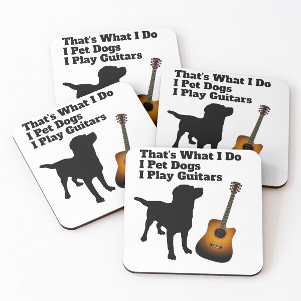 Item preview, That's What I Do I Pet Dogs I Play Guitars And I Know Things designed and sold by FERHOUD.