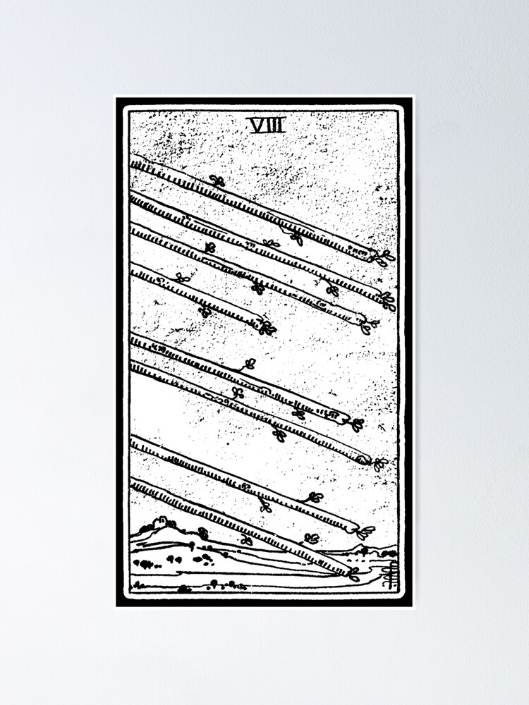 "Seven Of Wands VIII of Wands Tarot Card Major Arcana fortune