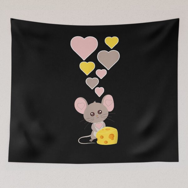 Item preview, Cute Mouse With Hearts  designed and sold by zpruby.