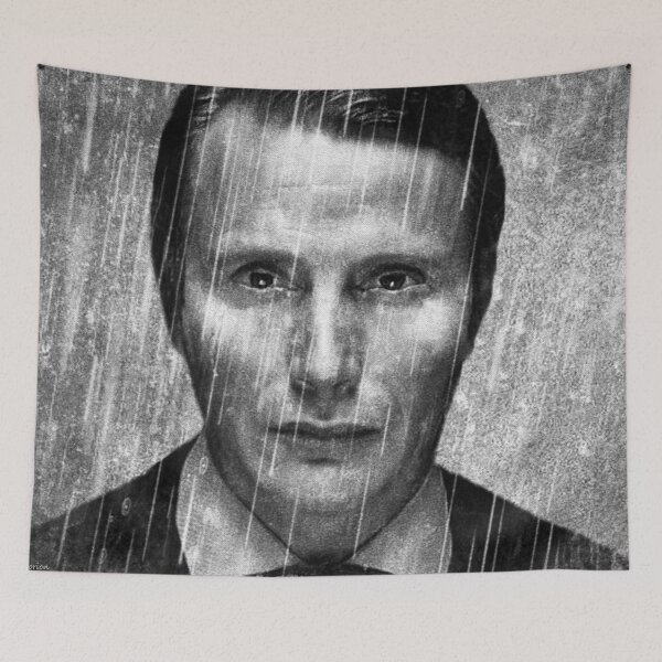 Item preview, Hannibal in Rain Charcoal Ink  designed and sold by orionlodubyal.