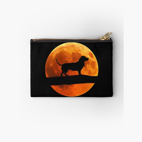 Item preview, Silueta de perro Basset Hound Luna Amante del Basset Hound designed and sold by alaechamlal.