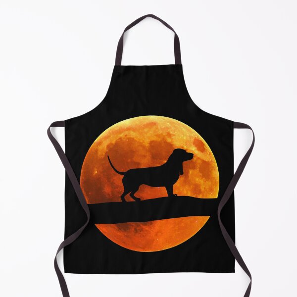 Artikelvorschau, Basset Hound Hund Silhouette Mond Basset Hound Liebhaber entworfen und verkauft von alaechamlal.