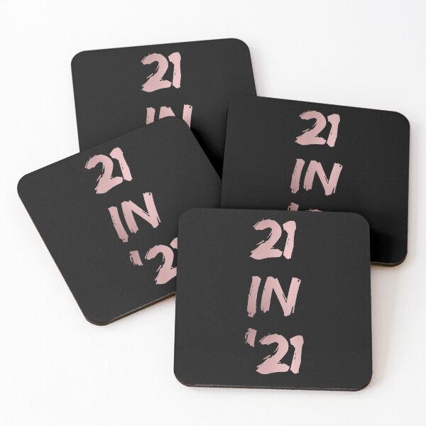 Item preview, 21 IN 21 Beautiful Metallic rustic Pink | TURNING 21 IN 2021 | 21ST birthday | 21st birthday gift designed and sold by Violet Treasures.