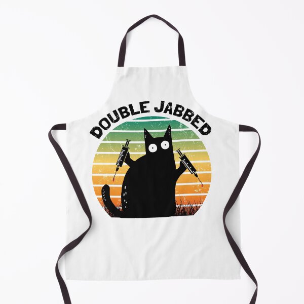 Item preview, Cat With Syringes, Double Jabbed, Fully Vaccinated designed and sold by NuttyShirt.