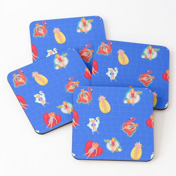 Item preview, Pool floating summer pattern designed and sold by Con Inspo.