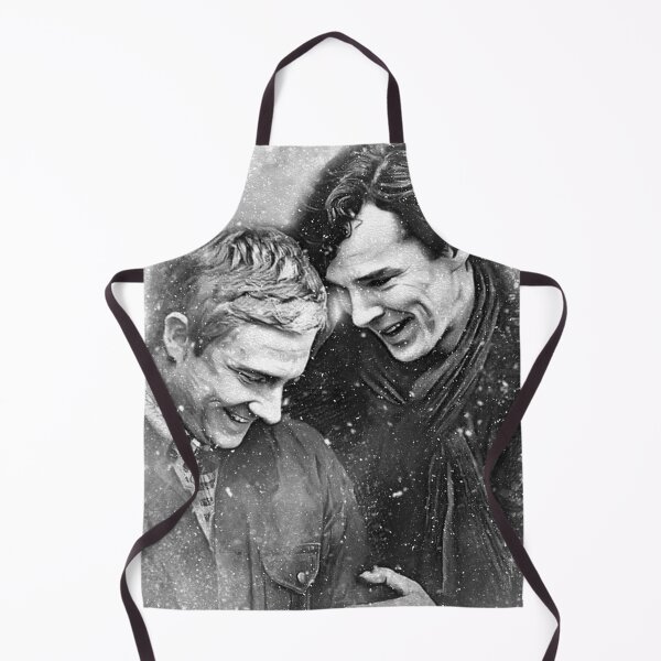 Item preview, Sherlock JohnLock Laughing in the Snow designed and sold by orionlodubyal.
