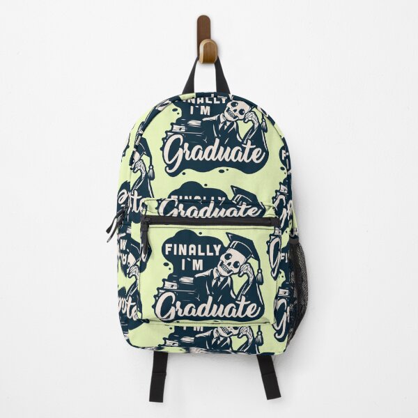 Item preview, vintage college monochrome finally I'm graduate, designed and sold by Sya Prints.