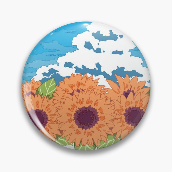 Item preview, The Japanese hot summertime, the cloudy sky and the sunflowers designed and sold by AnGoArt.