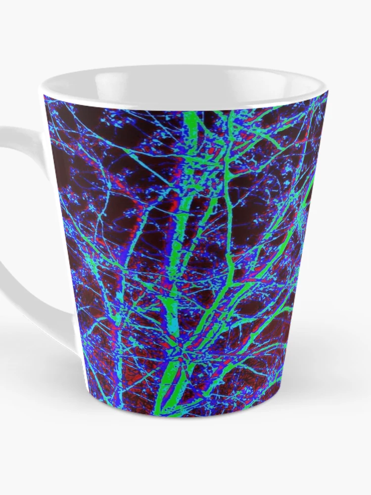 Thumbnail 3 of 4, Coffee Mug, Abstract Inverted Colorful Tree in Spring designed and sold by SXW Designs.