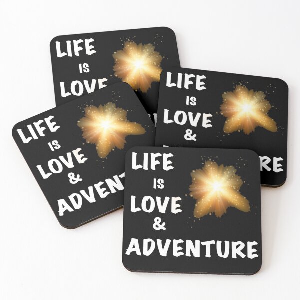 Item preview, life is love and adventure designed and sold by trynfly.