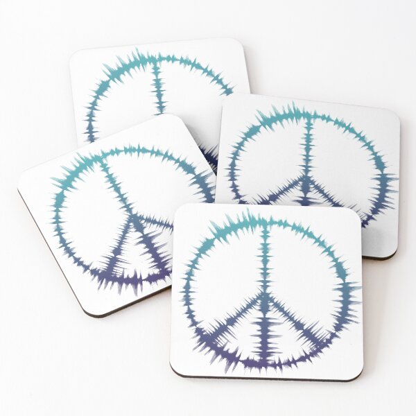 Item preview, Peace Sign Equalizer | Audio Waves Blue designed and sold by DanLopesMerch.