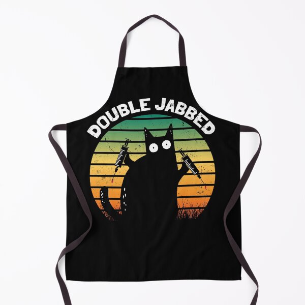 Item preview, Cat With Syringes, Double Jabbed, Fully Vaccinated designed and sold by NuttyShirt.