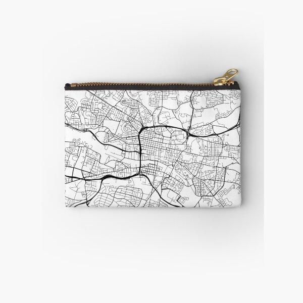 Item preview, Glasgow Map, Scotland - Black and White designed and sold by MainStreetMaps.