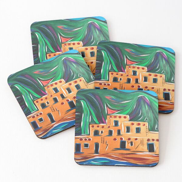 Item preview, Adobe Dwelling at the Edge of the Mountains designed and sold by KR Art Studio.