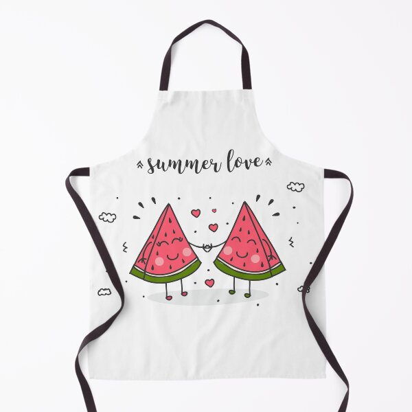 Item preview, Two slices of watermelon lovingly holding hands designed and sold by Sya Prints.