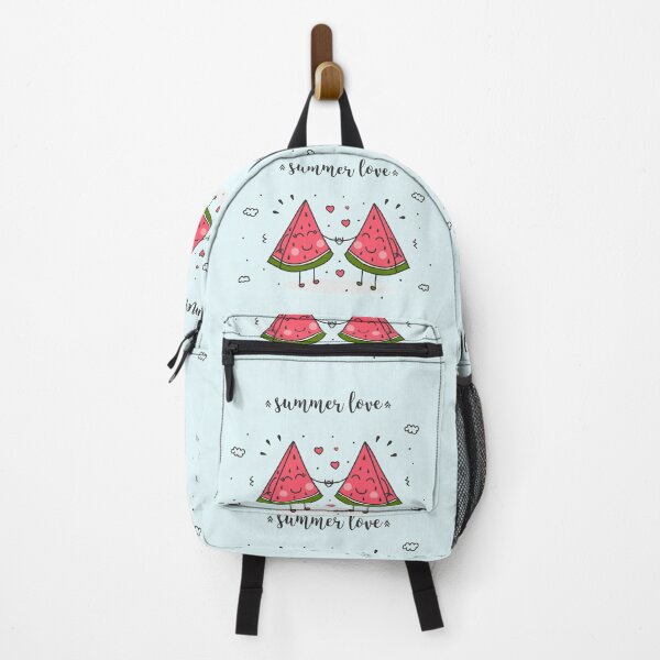 Item preview, Two slices of watermelon lovingly holding hands designed and sold by Sya Prints.
