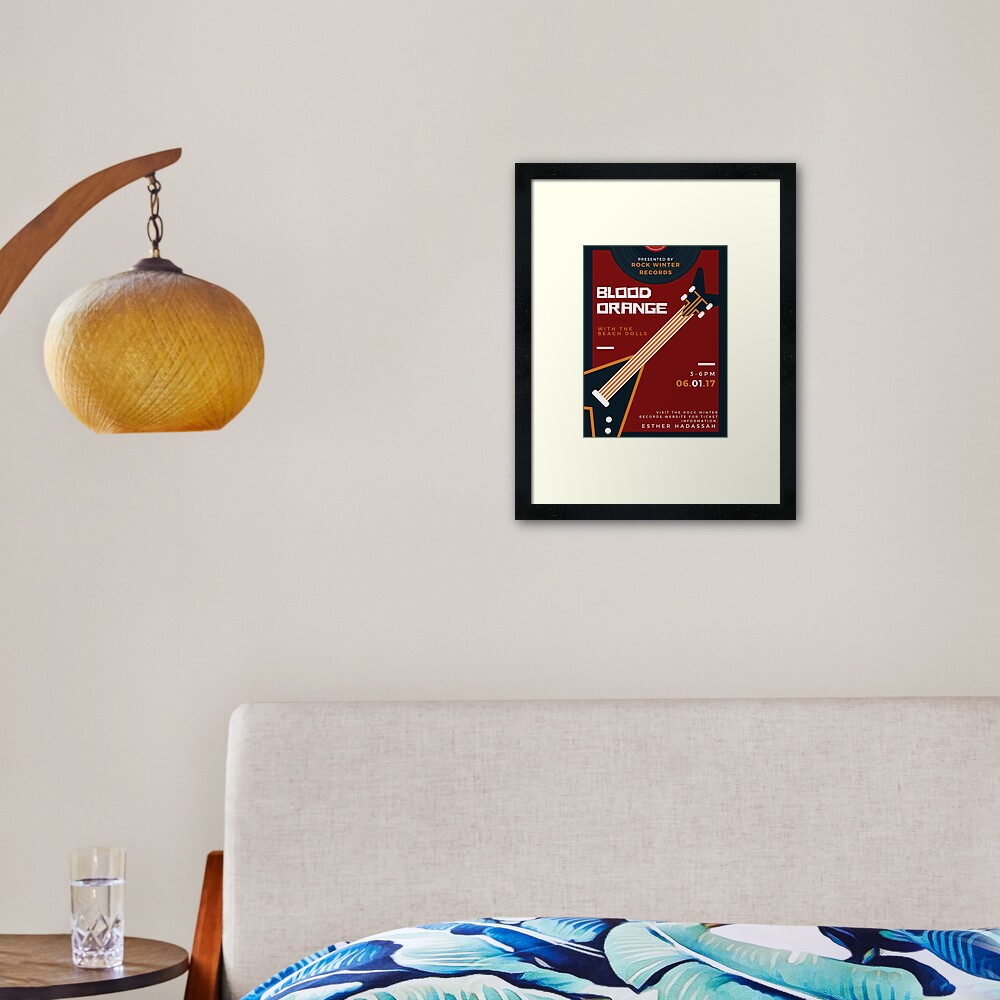 Item preview, Framed Art Print designed and sold by RockWinterRec.