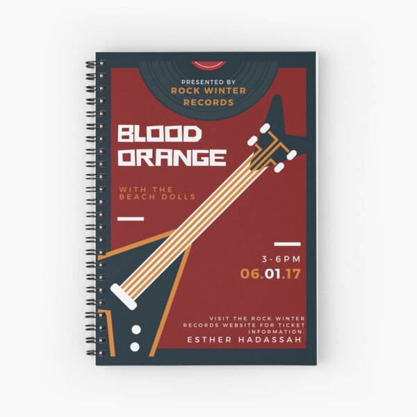 Item preview, Blood Orange Concert "Flyer" (RWR) designed and sold by RWR by EH Merch.