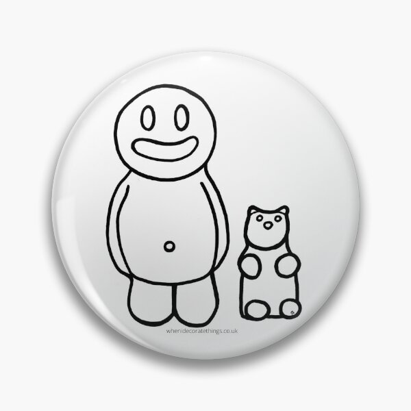 Item preview, Jelly baby and gummy bear cartoon designed and sold by WhenIDecorate.