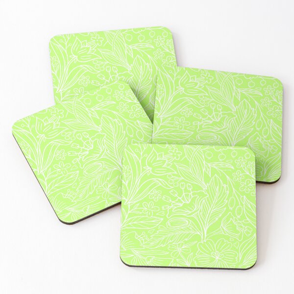 Item preview, green floral pattern designed and sold by savrarr8.