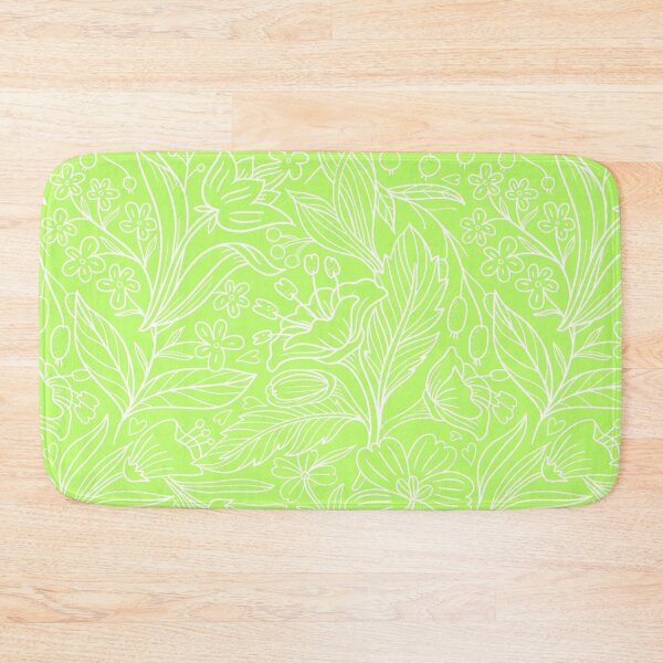 Item preview, green floral pattern designed and sold by savrarr8.