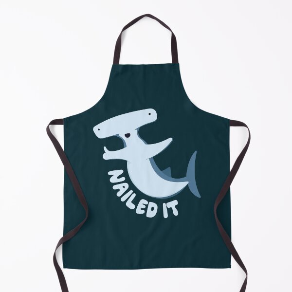 Item preview, Funny Hammer Head Shark Pun ~ Nailed It designed and sold by Marzuqi Che Rose.