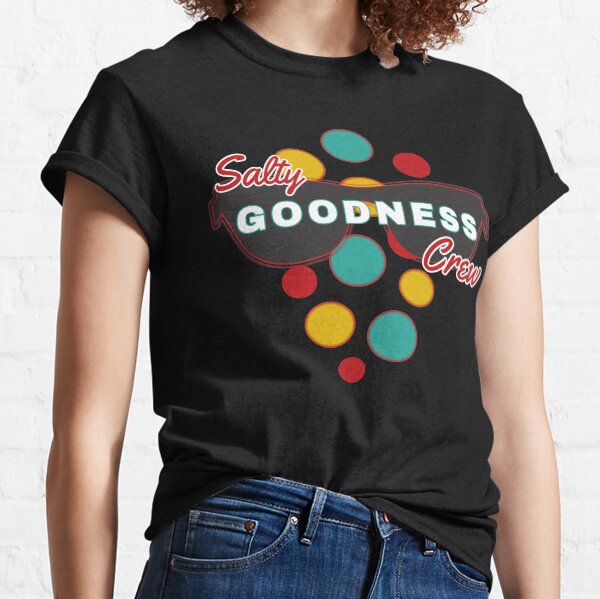 Salty Goodness Crew - with colorful dot accessories - Fun & Expressive Classic T-Shirt