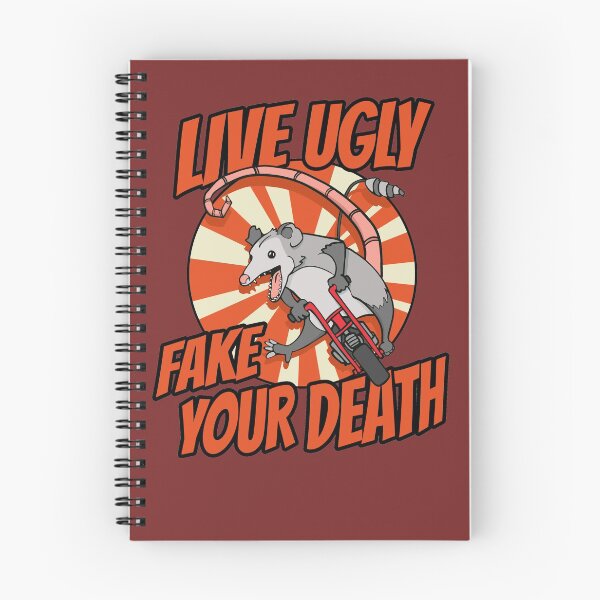 Item preview, Live Ugly Fake Your Death Possum Riding a Minibike designed and sold by Huhnerdieb Apparel.