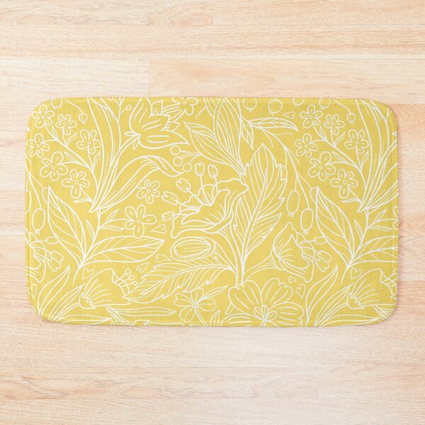 Item preview, yellow floral pattern designed and sold by savrarr8.