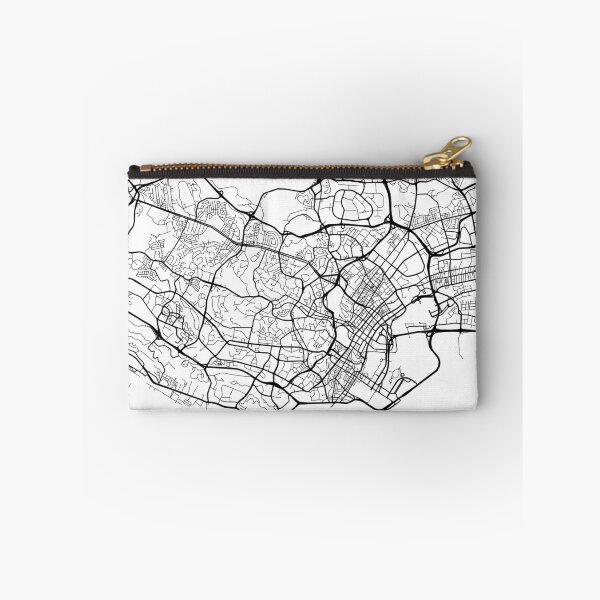 Item preview, Singapore Map, Singapore - Black and White designed and sold by MainStreetMaps.