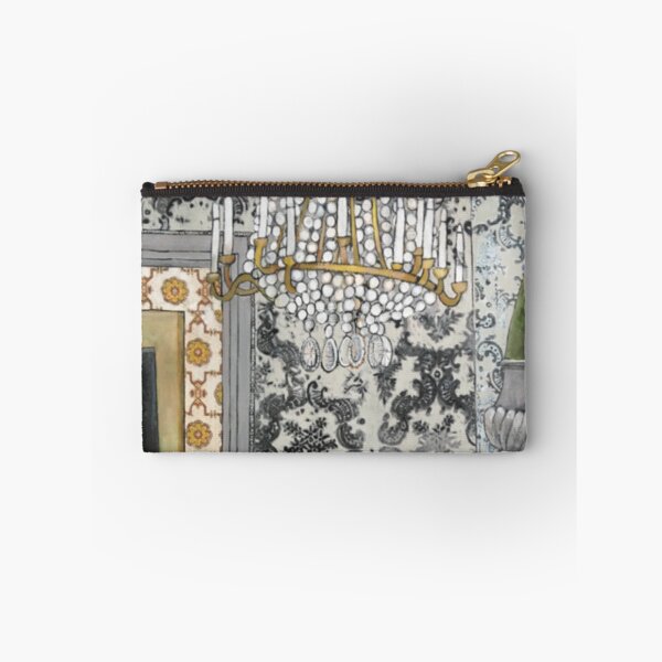 Item preview, Interior with chandelier, boxwood and sofa designed and sold by Ursula Katrin Kranz.