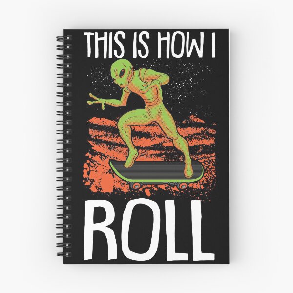 Item preview, This is how i Roll Alien Skater Skateboard Skateboarding  designed and sold by Rzelemenz.
