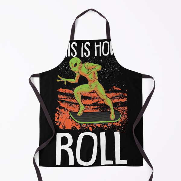 Item preview, This is how i Roll Alien Skater Skateboard Skateboarding designed and sold by Rzelemenz.