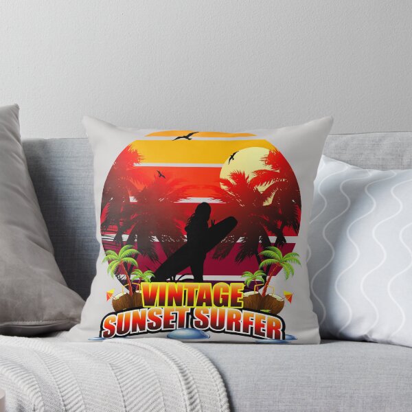 Item preview, VINTAGE SUNSET SURFER designed and sold by RIGHTCHUS.