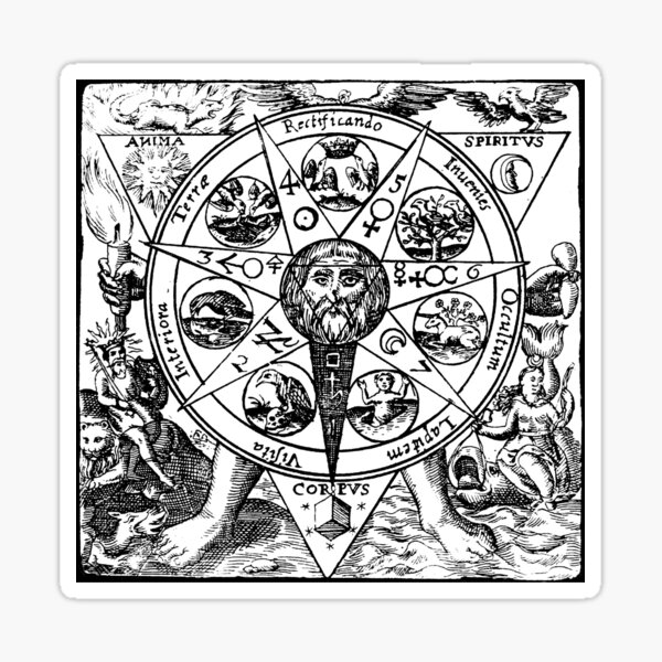 Medieval Alchemy Sticker